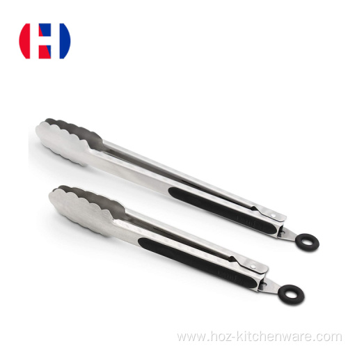 430 Stainless Steel Kitchen Cooking Tongs